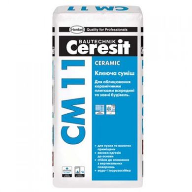 СМ-11 Ceresit Клей для плитки 25кг СМ-11 Ceresit фото