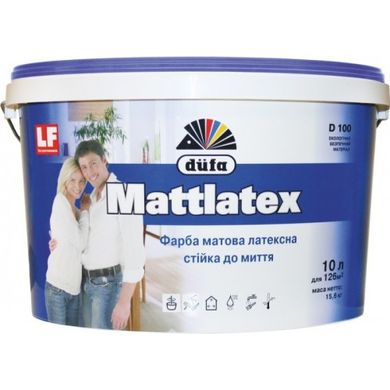 Фарба водоемульсійна Mattlatex Dufa D100  фото